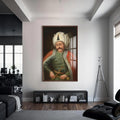 Yavuz Sultan Selim Cam Tablo – Ceviz Çerçeveli Cam Tablo