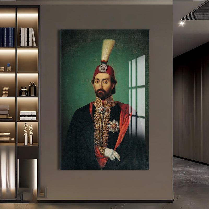 Sultan Abdülmecid Cam Tablo – Cam Tablo
