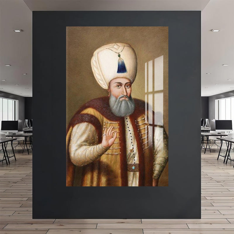 Kanuni Sultan Süleyman Cam Tablo – Cam Tablo