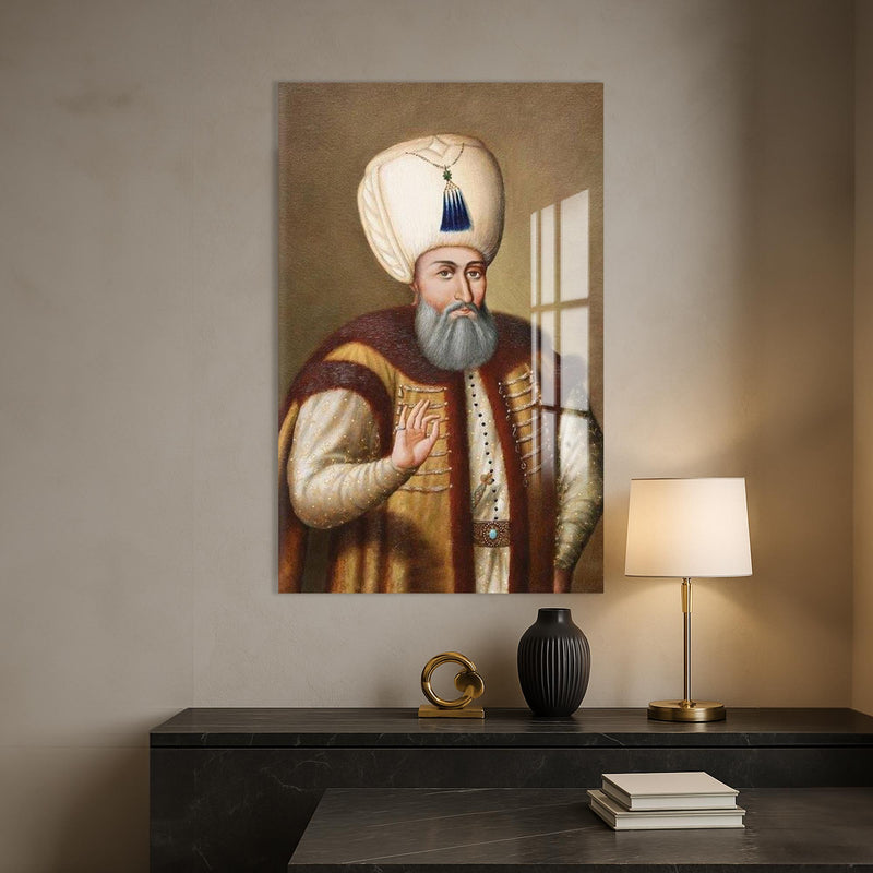 Kanuni Sultan Süleyman Cam Tablo – Cam Tablo