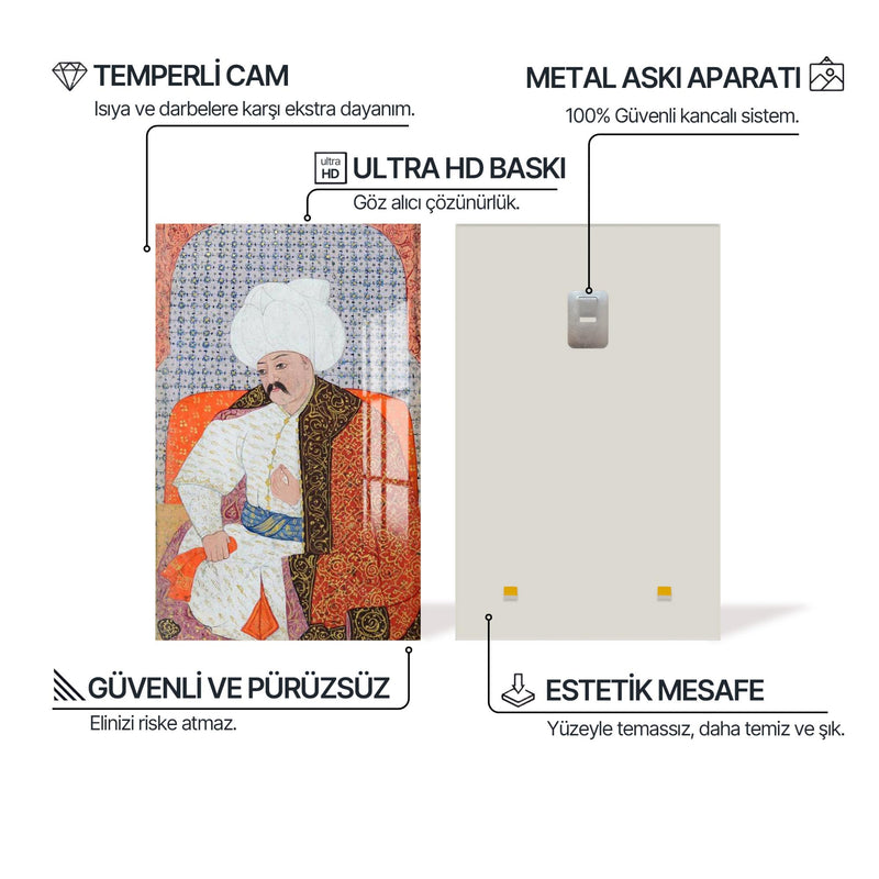 Yavuz Sultan Selim Cam Tablo – Cam Tablo