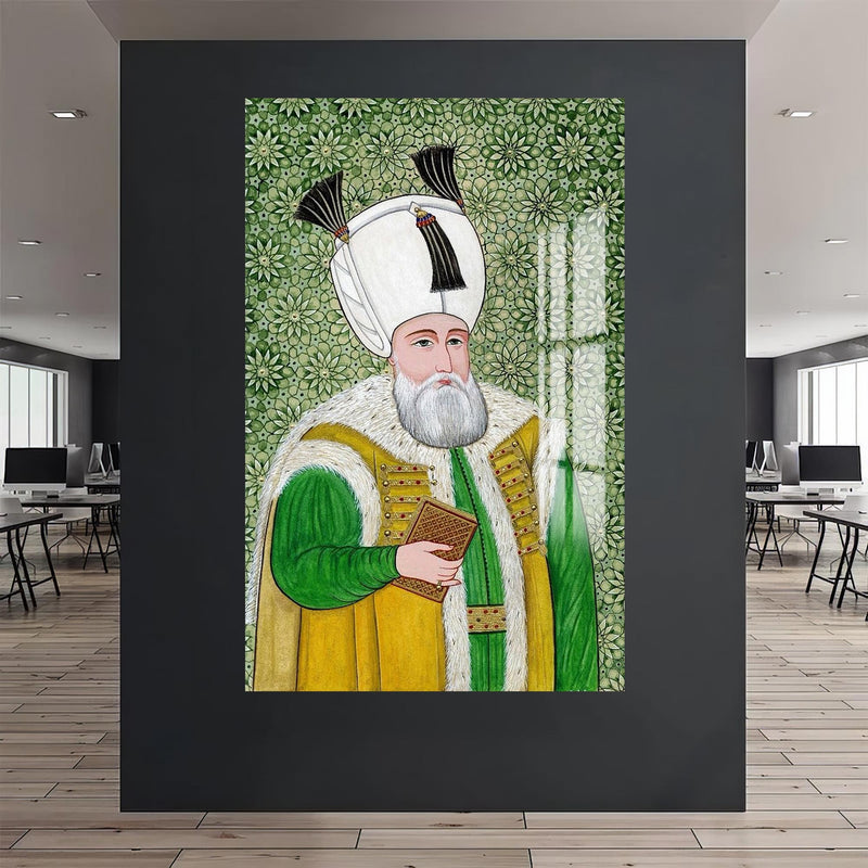 Kanuni Sultan Süleyman Cam Tablo – Cam Tablo