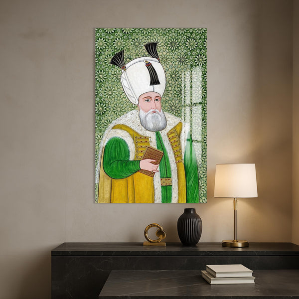 Kanuni Sultan Süleyman Cam Tablo