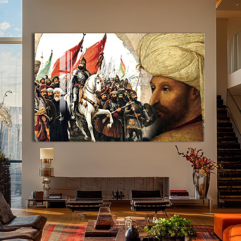 Fatih Sultan Mehmet Cam Tablo – Cam Tablo
