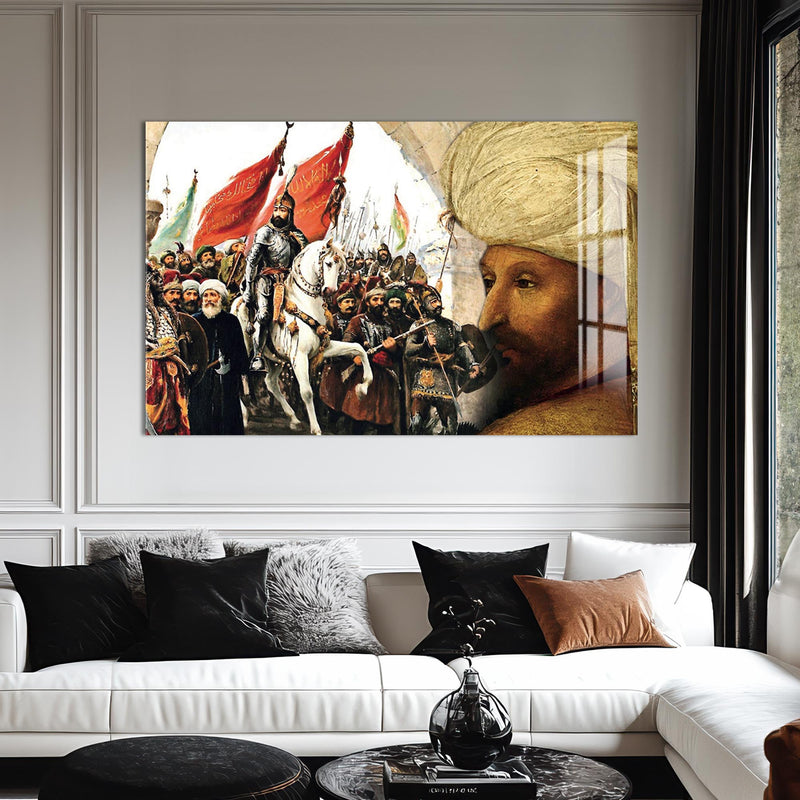 Fatih Sultan Mehmet Cam Tablo – Cam Tablo