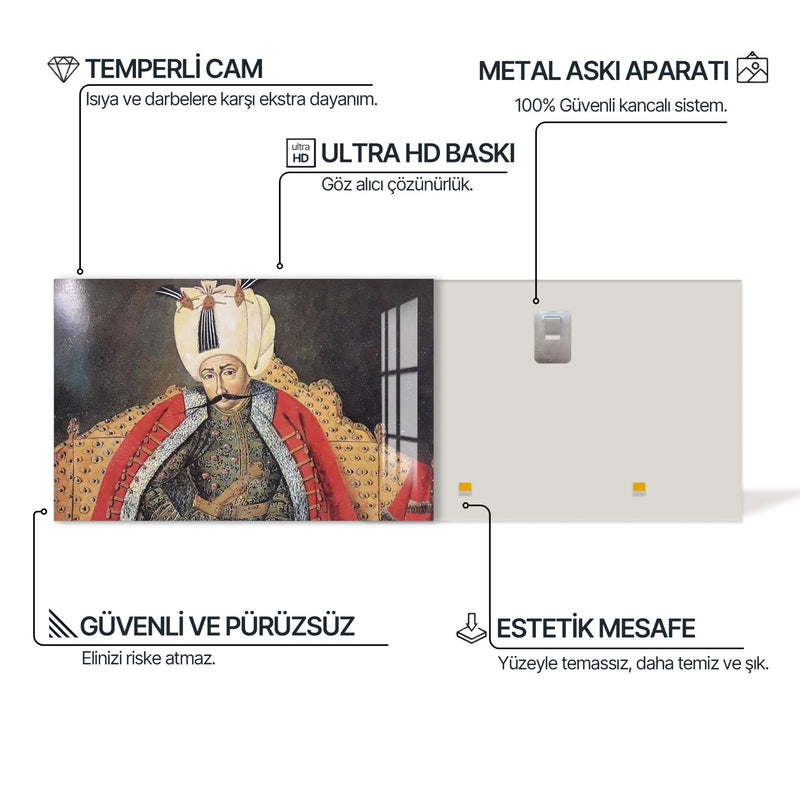 Yavuz Sultan Selim Cam Tablo – Cam Tablo
