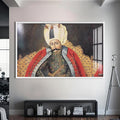 Yavuz Sultan Selim Cam Tablo – Beyaz Çerçeveli Cam Tablo