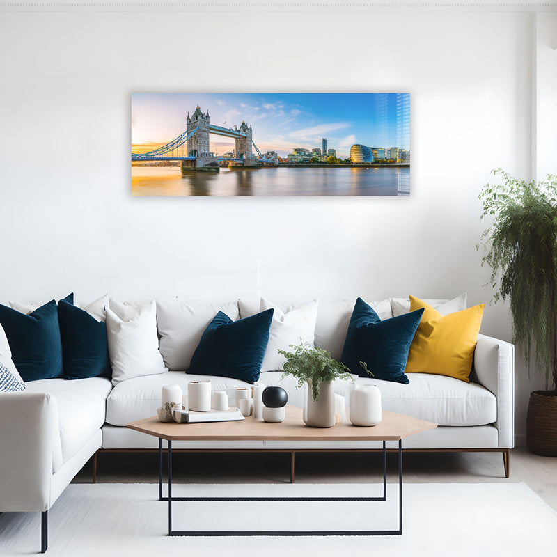 Tower Bridge - Panoramik Cam Tablo – Cam Tablo