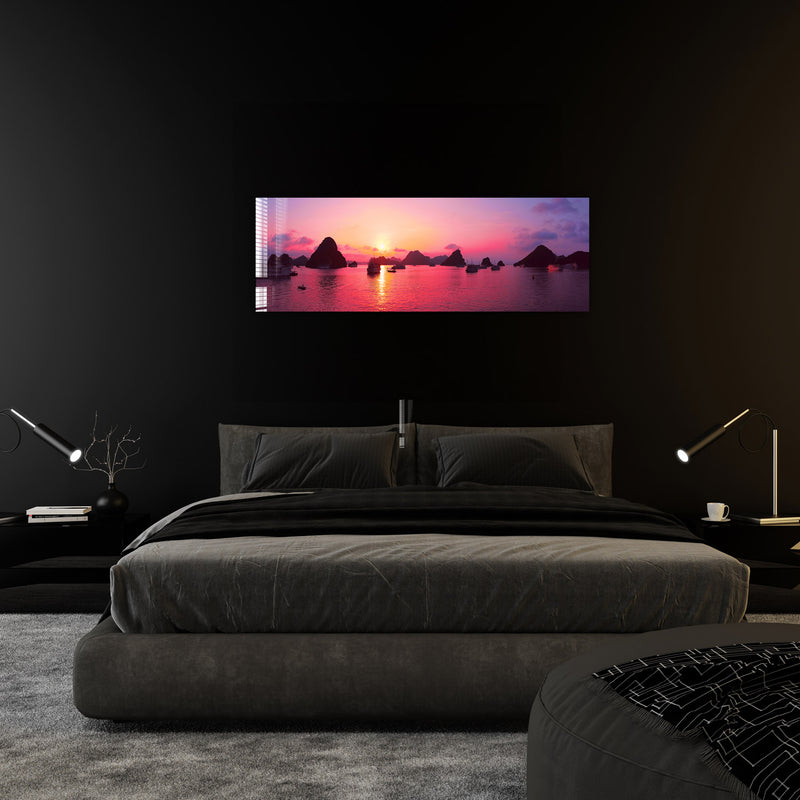 Gün Batımı - Panoramik Cam Tablo – Cam Tablo