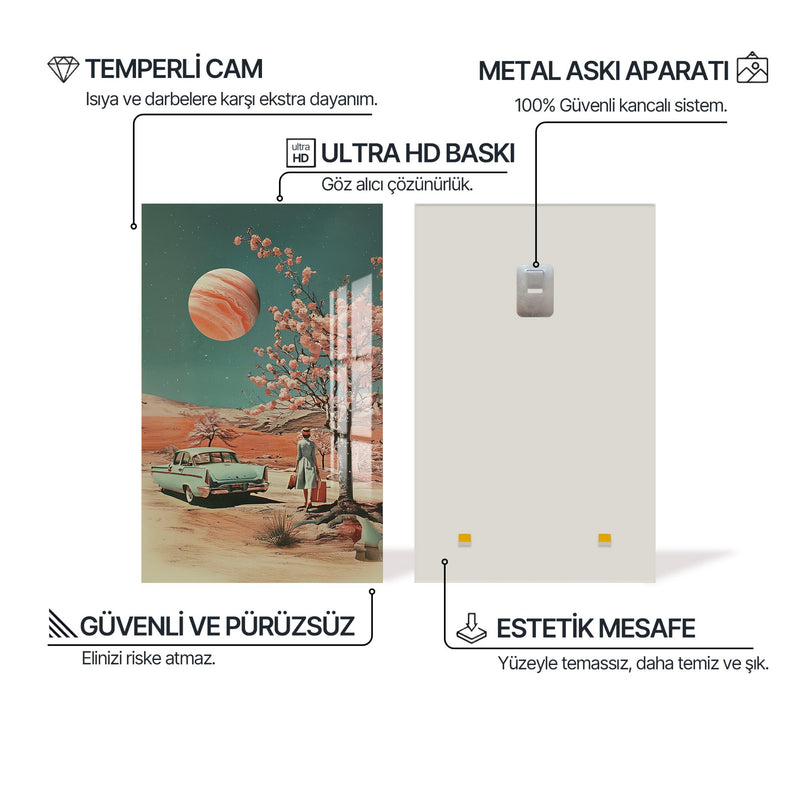 Jupitere Yolculuk  Cam Tablo – Cam Tablo