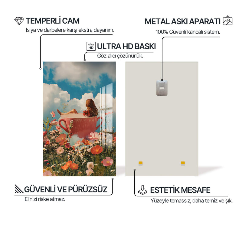 Gökyüzü Limanı Cam Tablo – Cam Tablo
