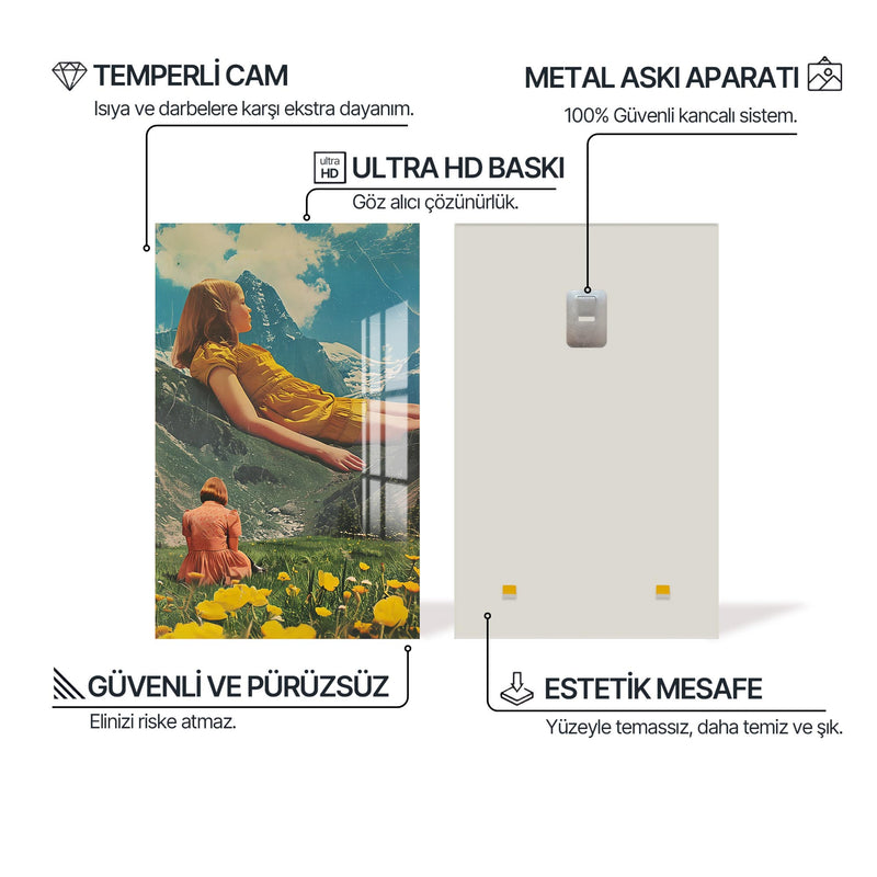 Zihnimdeki Manzara Cam Tablo – Cam Tablo