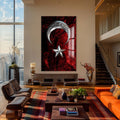 Dikey Türk Bayrağı Cam Tablo – Cam Tablo