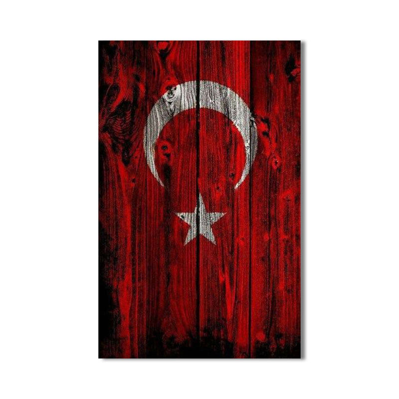Türk Bayrağı Cam Tablo – Cam Tablo