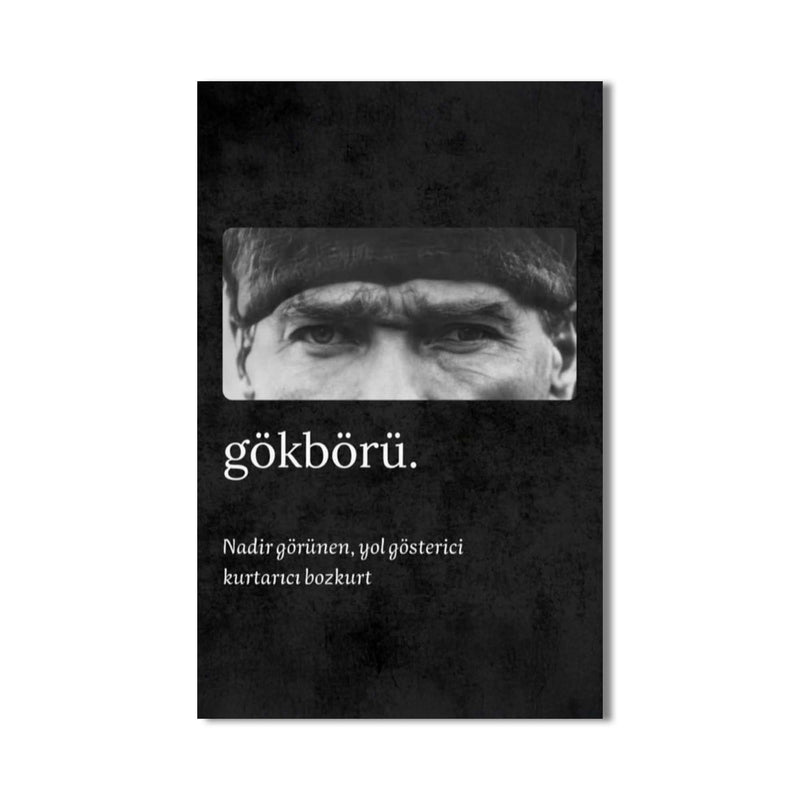 Atatürk Gökbörü Cam Tablo – Cam Tablo
