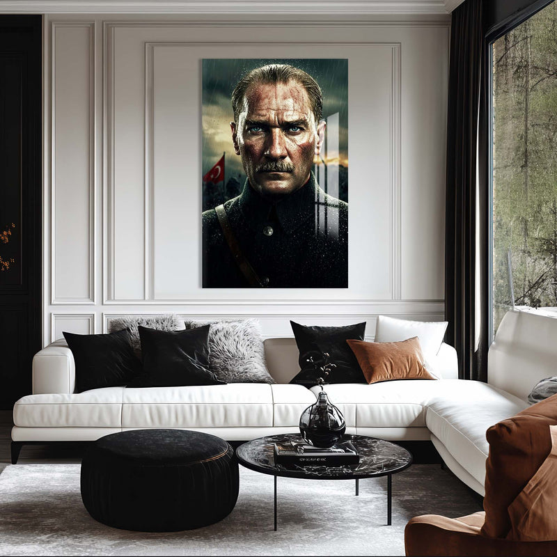 Atatürk Kurtuluşta Cam Tablo – Cam Tablo