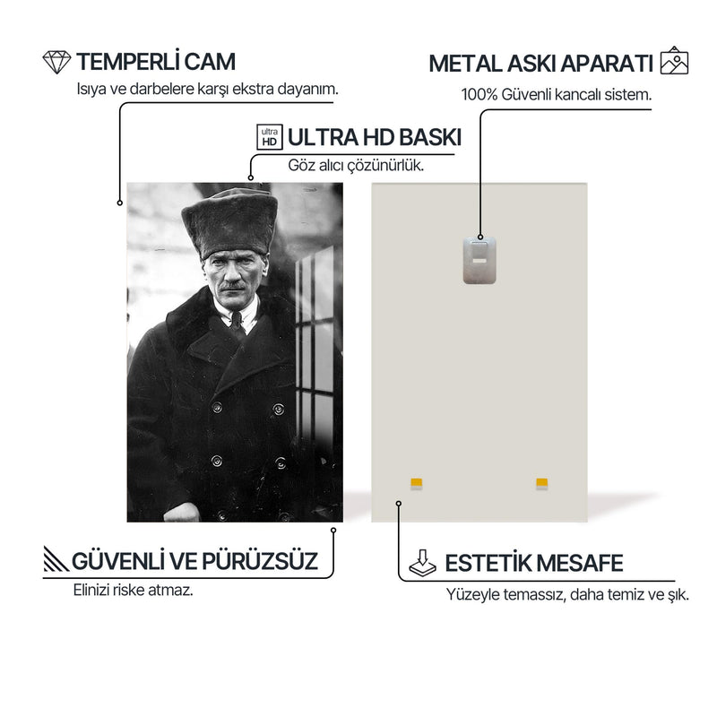 Atatürk Cam Tablo – Cam Tablo