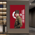 Şanlı Komutan Atatürk Cam Tablo – Cam Tablo