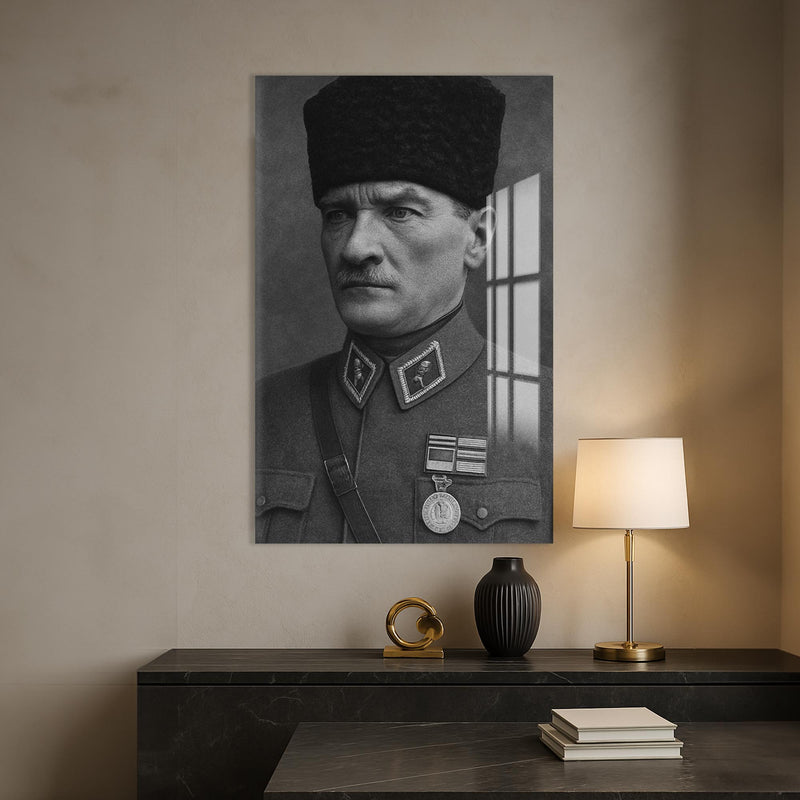 Madalyalı Atatürk Cam Tablo – Cam Tablo