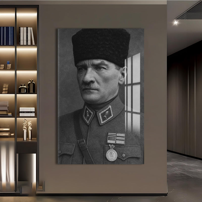 Madalyalı Atatürk Cam Tablo – Cam Tablo