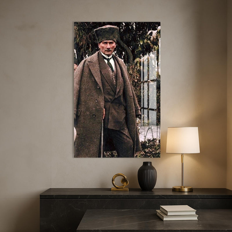 Paltolu Atatürk Cam Tablo – Cam Tablo