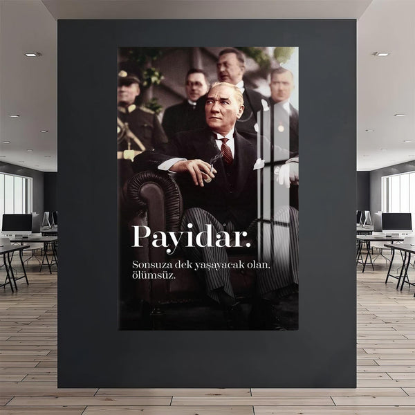 Payidar Atatürk Cam Tablo