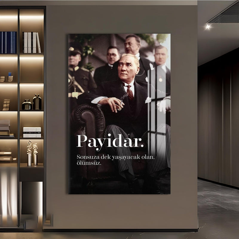 Payidar Atatürk Cam Tablo – Cam Tablo