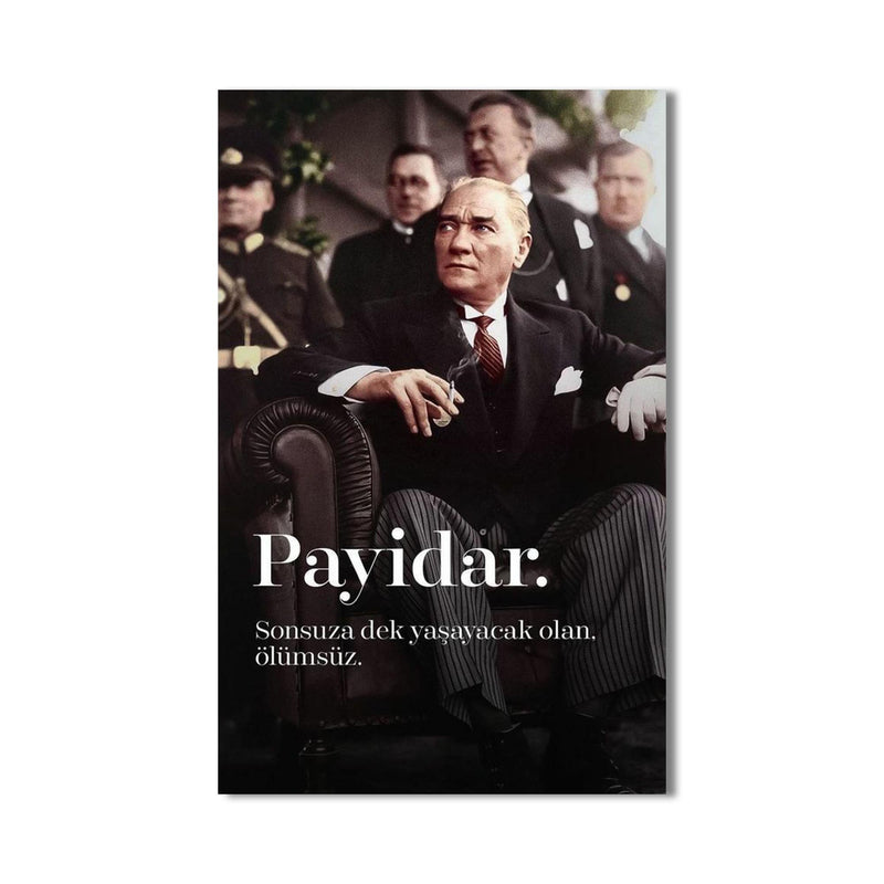 Payidar Atatürk Cam Tablo – Cam Tablo