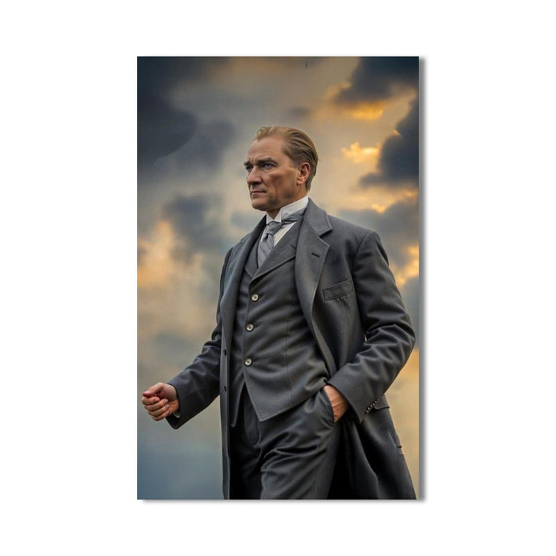 Yürüyen Atatürk Cam Tablo – Cam Tablo