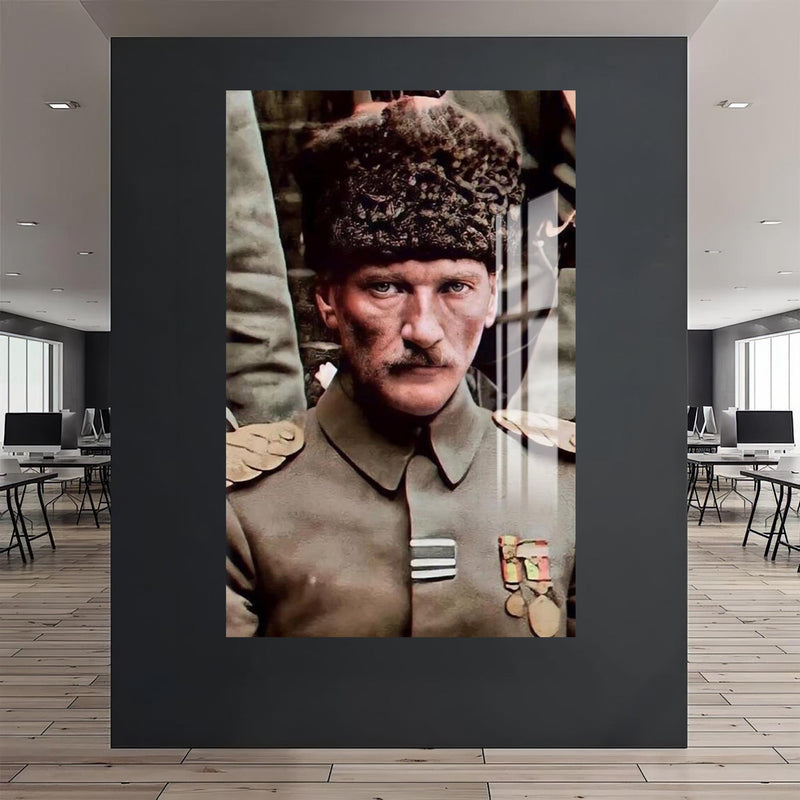 Askerî Atatürk Cam Tablo – Cam Tablo