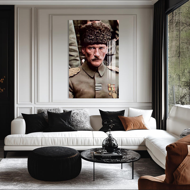 Askerî Atatürk Cam Tablo – Cam Tablo