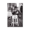 Otururken Atatürk Cam Tablo – Cam Tablo