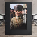 Üniformalı Atatürk Cam Tablo – Cam Tablo