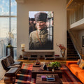 Üniformalı Atatürk Cam Tablo – Cam Tablo