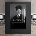 Atatürk İlelebet Cam Tablo – Cam Tablo