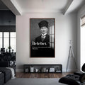 Atatürk İlelebet Cam Tablo – Ceviz Çerçeveli Cam Tablo