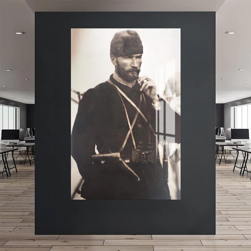Atatürk’ün Direniş Anı Cam Tablo – Cam Tablo