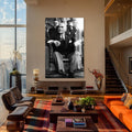 Koltukta Atatürk Cam Tablo – Cam Tablo