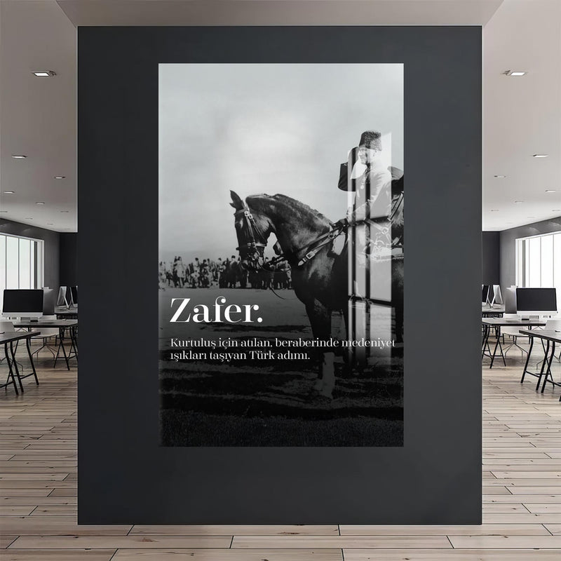 Atatürk Zafer Cam Tablo – Cam Tablo