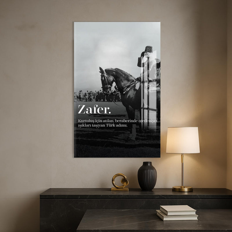 Atatürk Zafer Cam Tablo – Cam Tablo