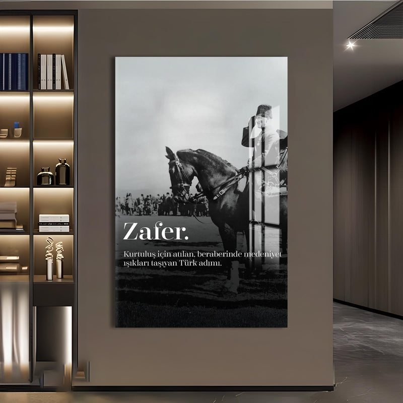 Atatürk Zafer Cam Tablo – Cam Tablo