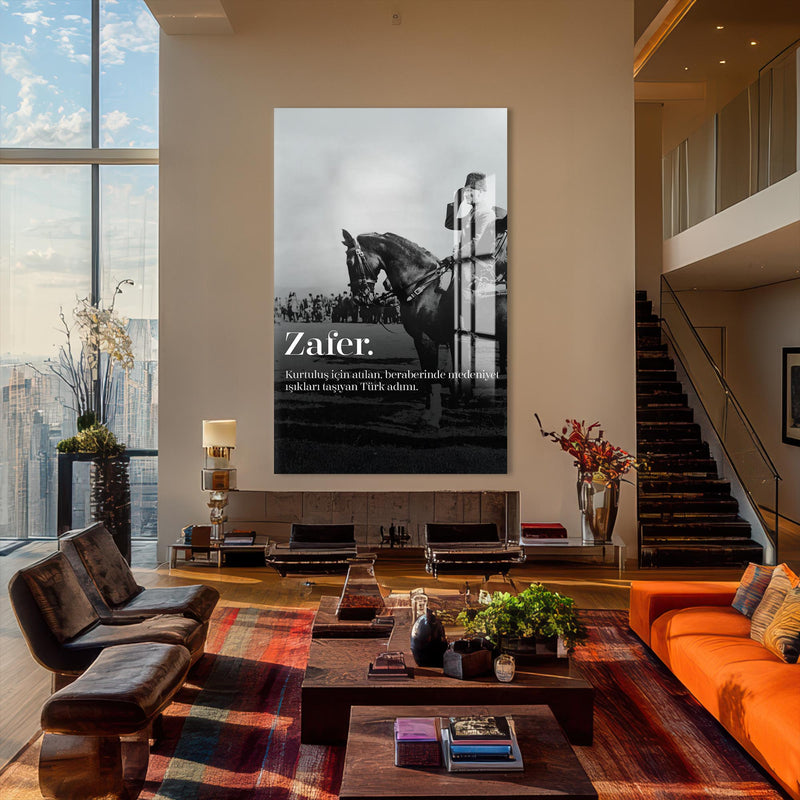 Atatürk Zafer Cam Tablo – Cam Tablo