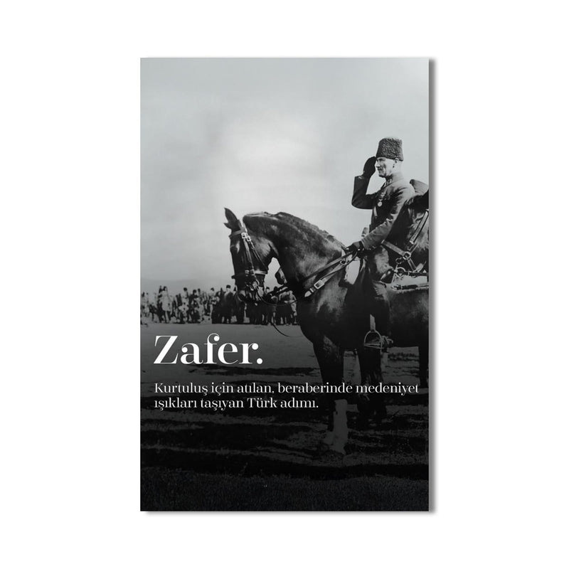 Atatürk Zafer Cam Tablo – Cam Tablo