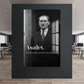 Atatürk Asalet Cam Tablo – Cam Tablo
