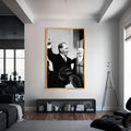 Atatürk Cam Tablo – Altın Çerçeveli Cam Tablo
