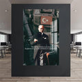 Bayrak Sözü Atatürk Cam Tablo – Cam Tablo