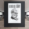 Father of Turks Atatürk Cam Tablo – Cam Tablo