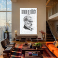 Father of Turks Atatürk Cam Tablo – Cam Tablo