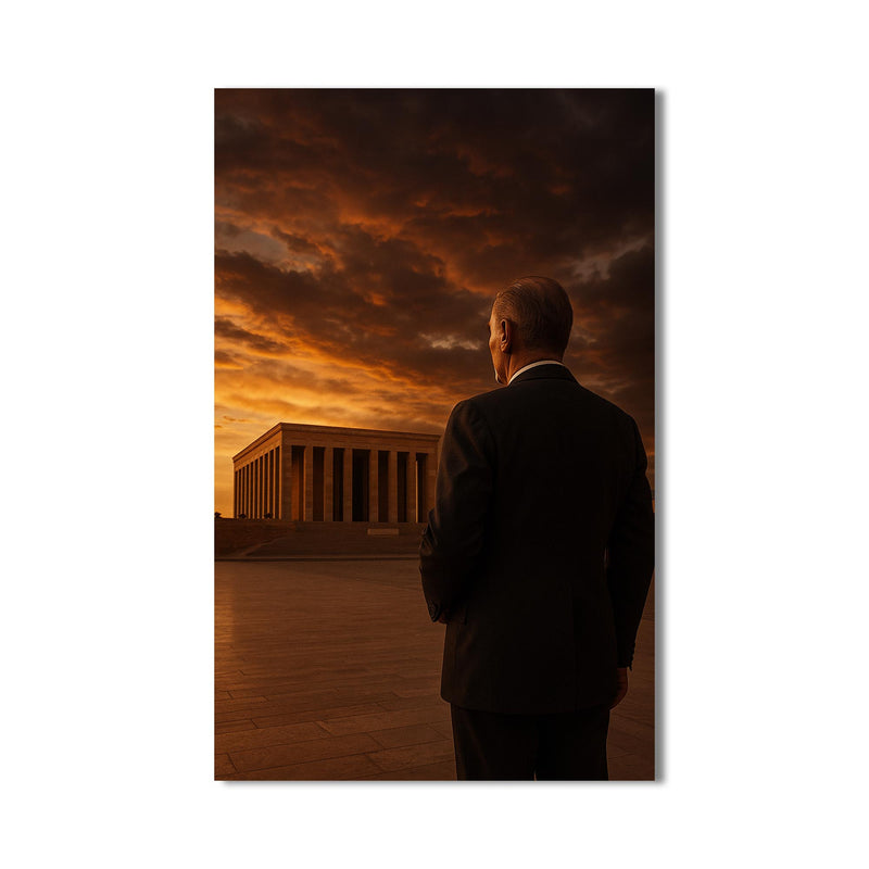 Anıtkabir’de Atatürk Cam Tablo – Cam Tablo