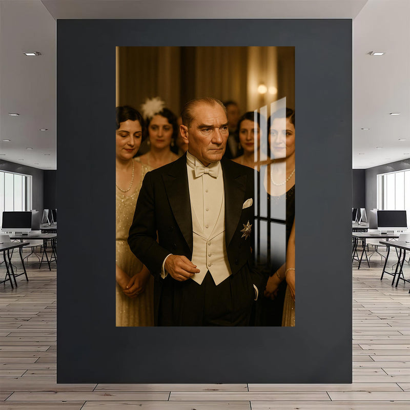 Baloda Atatürk Cam Tablo – Cam Tablo
